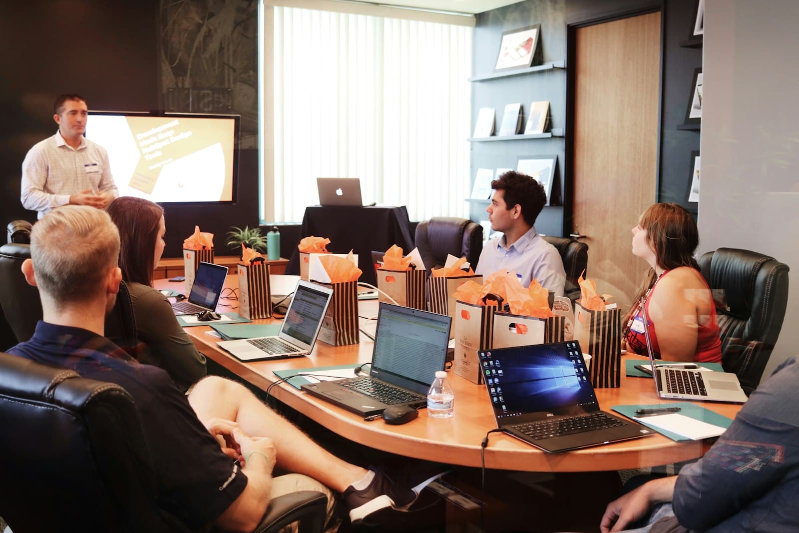 Professional client discussion and project planning