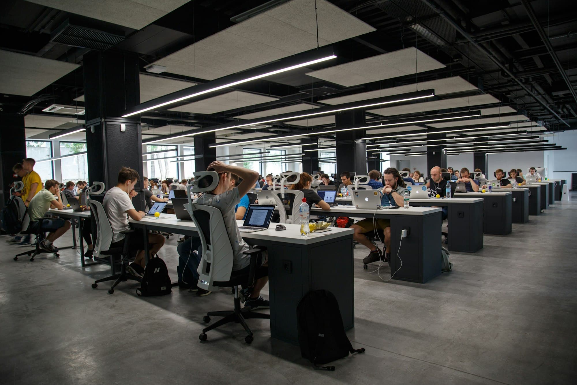 Technology workspace representing digital product engineering