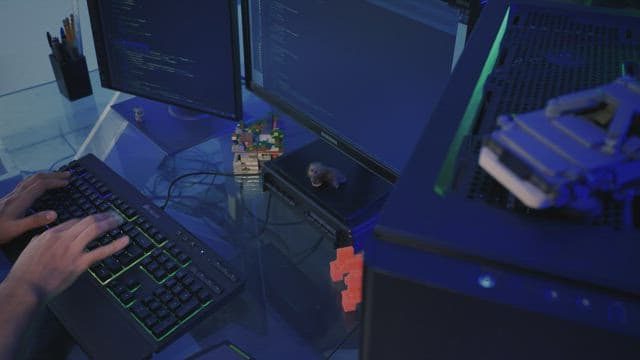 Software developers engineering applications at Axivon Technologies