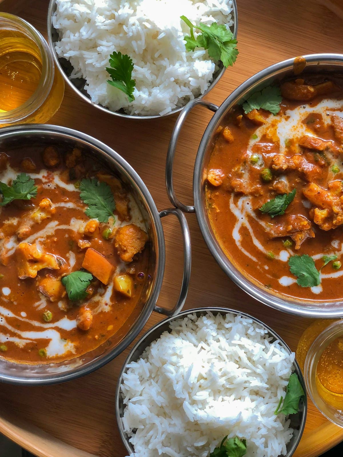 Contemporary Indian culinary course garnished with saffron threads and micro-herbs